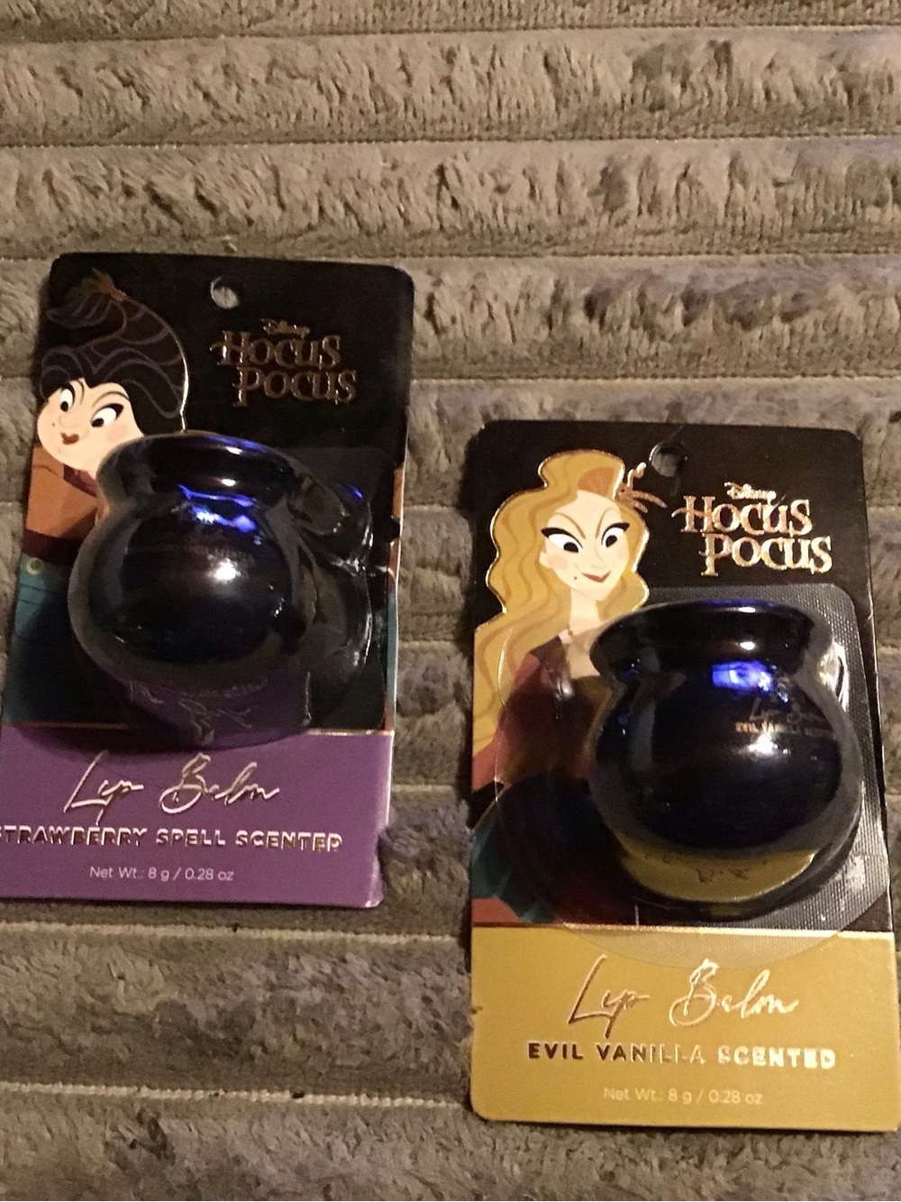 Hocus-pocus lip Balm Cauldron - Blue (Evil Vanilla & Strawberry Spell)
